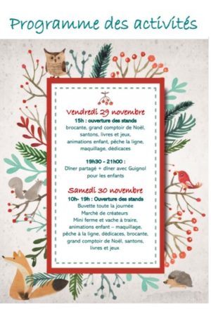 Programme Marché Noel MSA Nov2019 Programme Marché Noel MSA Nov2019