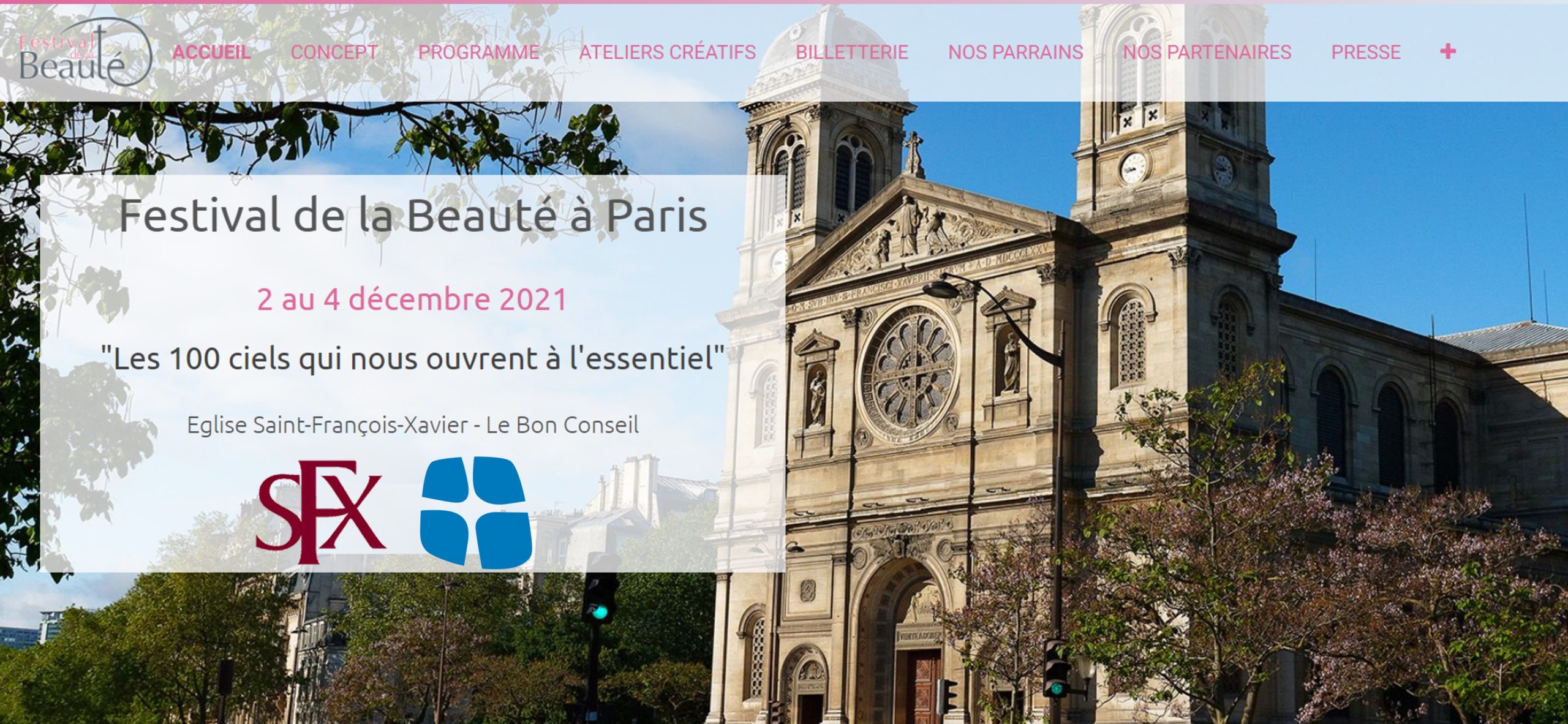 Festival de la Beauté Programme des 3 jours Paroisse SaintFrançois